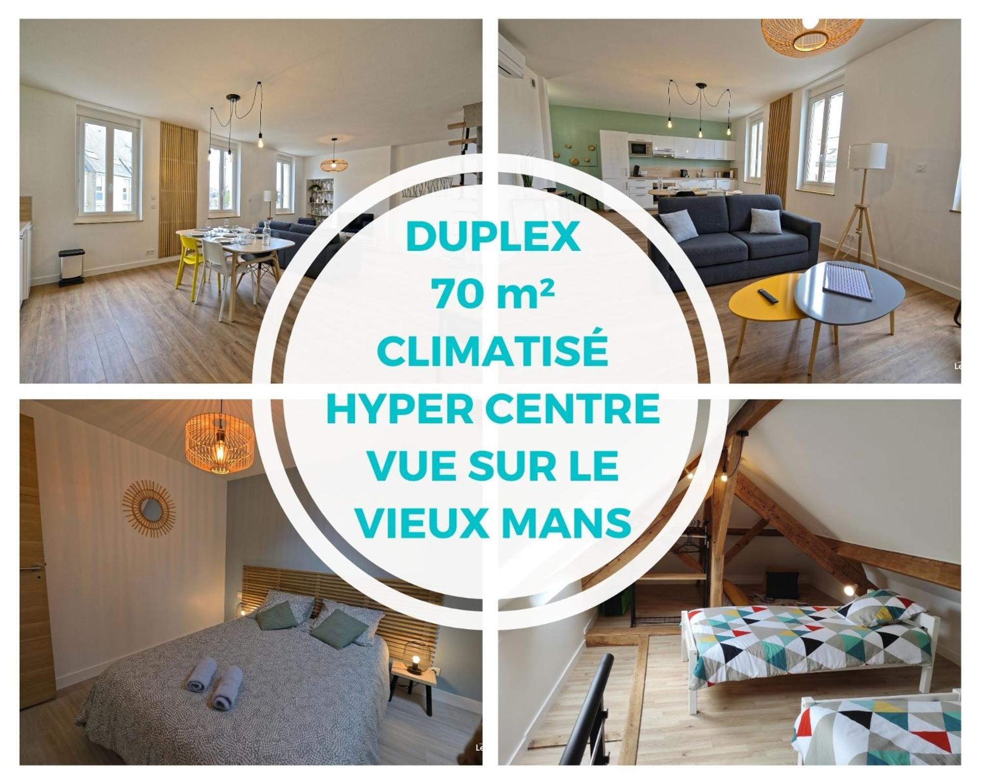 Duplex Appartement 70M2 Atypique Au Coeur Du Mans Le Mans Exteriör bild